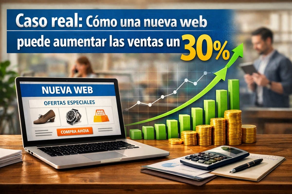Caso de Estudio Real: Cómo un Nuevo Sitio Web Puede Aumentar las Ventas en un 30%